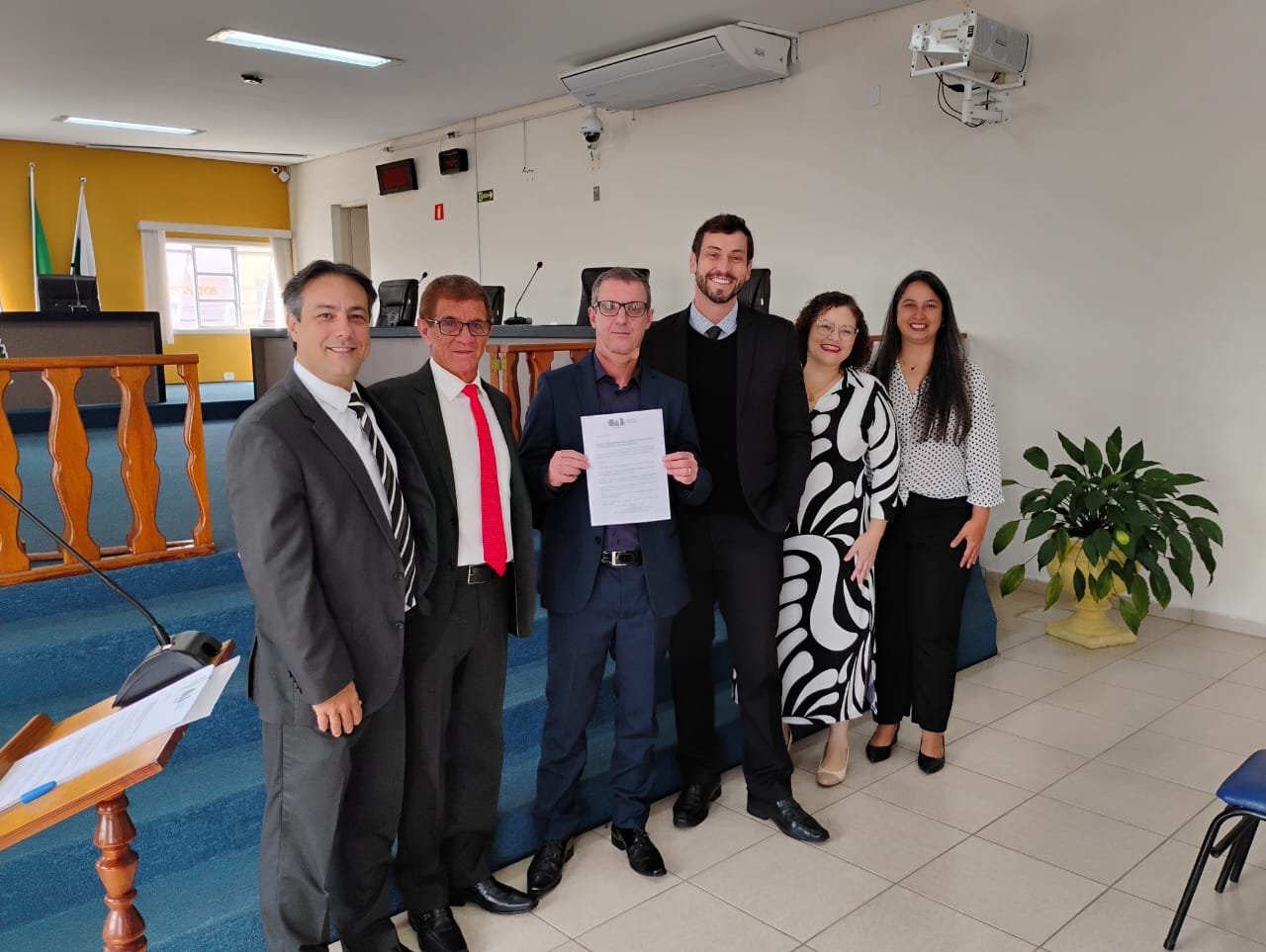Roberto Pinheiro toma posse como presidente das Comissões de Direitos Humanos e de Direito Previdenciário da 229ª Subseção da OAB, em Tremembé/SP.